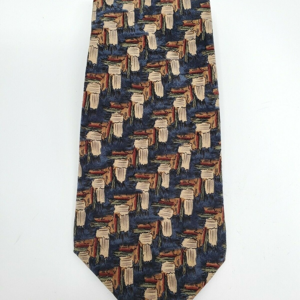 J Garcia Men's 100% Silk Necktie 59" x 4"